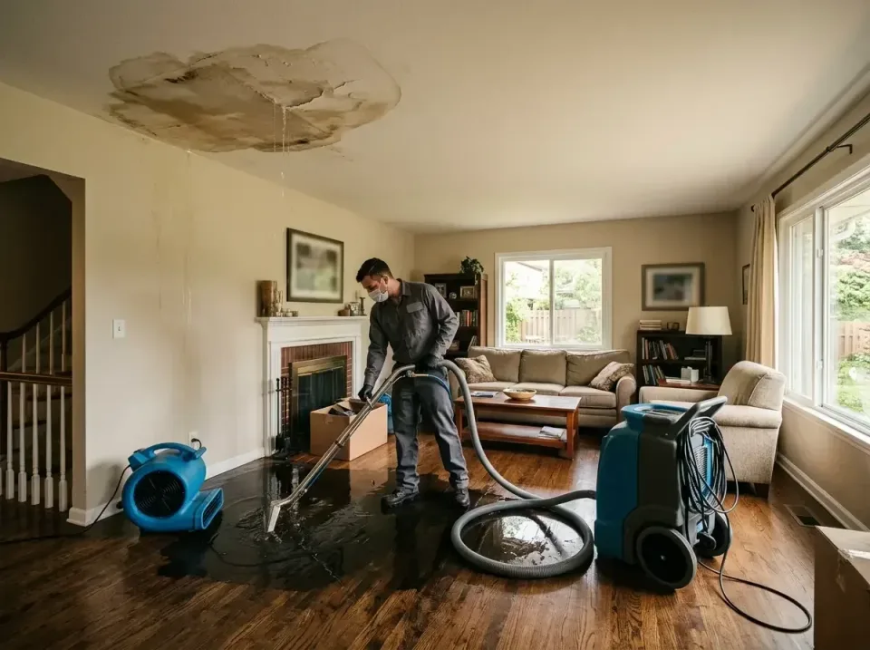 attic-pipe-burst-ceiling-drip-008 — frequently asked questions, Water Damage Restoration & Carpet Care in Ellsworth, ME